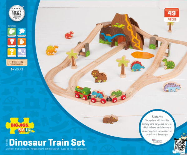 Treinset dinosaurus