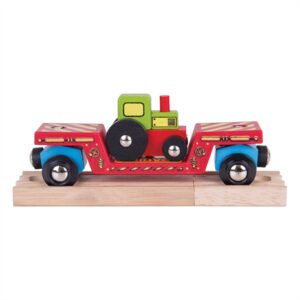 Wagon met traktor