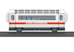 Personenwagen "Boordrestaurant" met panoramadak